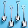 4 шт./набор Ретро лопатка из нержавеющей стали Ложка для мороженого и кофе Креативная чайная ложка