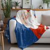 Cozy Christmas Throw Blanket Soft Flannel Warm Festive Holiday Decor Gift for Home Couch Sofa Bed