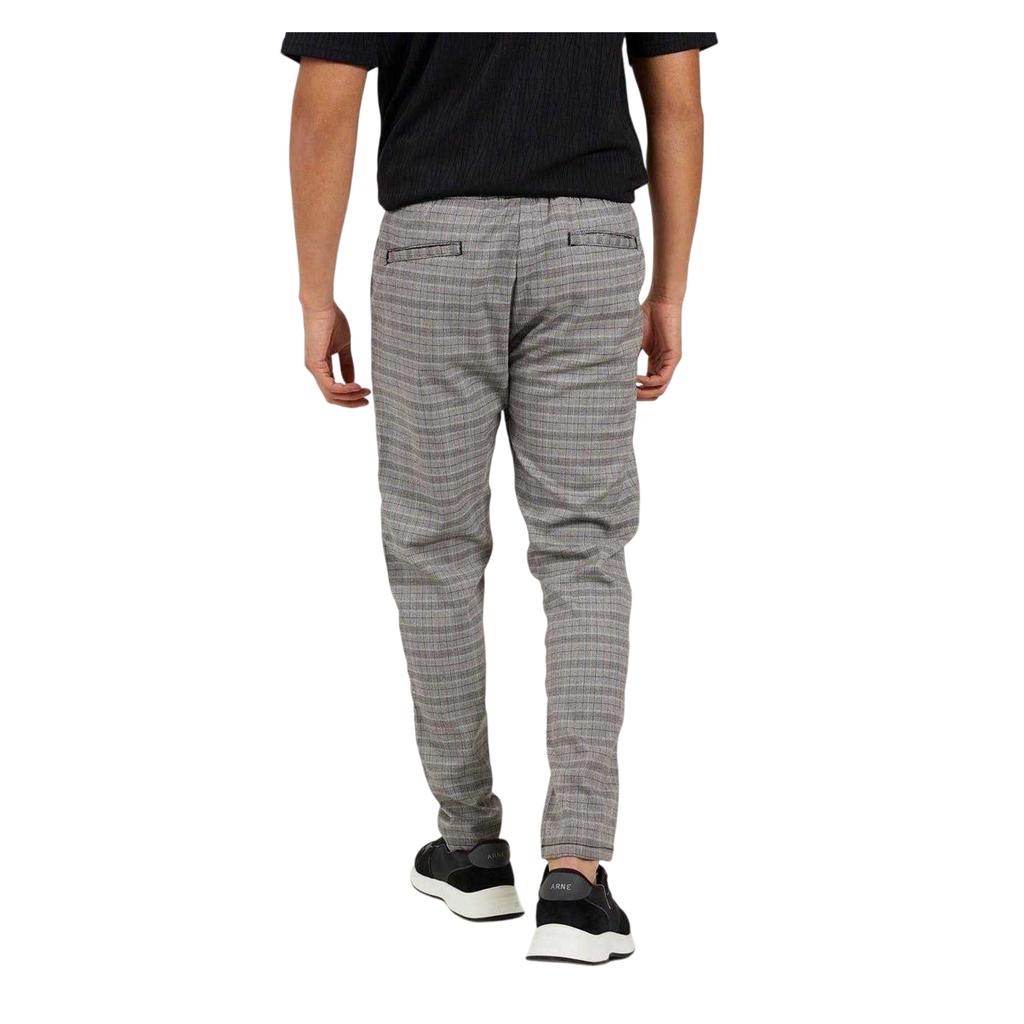Brave Soul Mens Checked Jogging Bottoms
