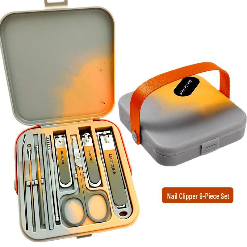 Премиальный набор кусачек для ногтей, устойчивый к смазыванию и брызгам, для мужчин и женщин