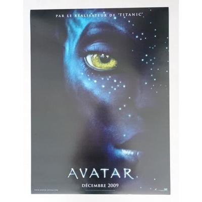 Аватар Оригинальный кинопостер Свернутый 54x40см предупредительный Джеймс Кэмерон