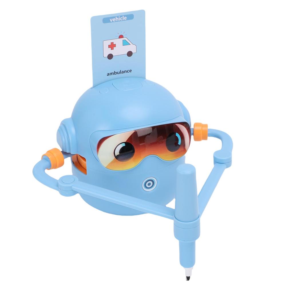 Умный Автоматический Робот для Рисования Игрушка Веселая Музыкальная Обучающая Машина для Рисования со 100 Карточками 14 Цветными Ручками