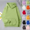 Women's Fashion Casual Hooded Loose Long Sleeve Solid Color Sweatshirt