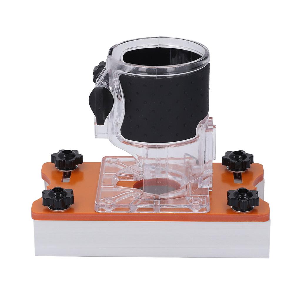 Деревообрабатывающая база для фрезера с прозрачной крышкой, пазовальная фреза, кронштейн для выборки пазов, триммер для дерева