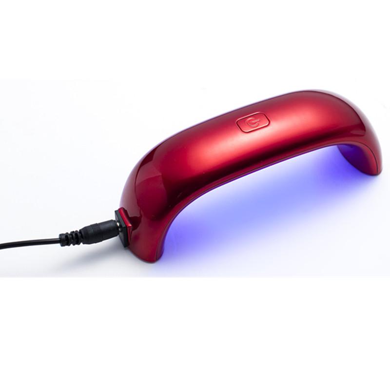 Мини-сушилка для ногтей 9 Вт, 9 цветов, портативная Qcuik-dry для всех гелей, инструменты для дизайна ногтей, домашнее использование, УФ-светодиодные лампы