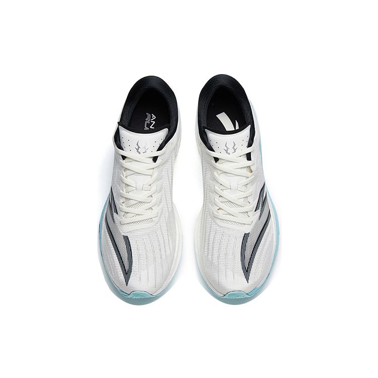 Anta C202 4.0 Nitrogen Technology Shock Absorption Non-Slip Wear-Resistant Low-Top Running Shoes Men Sneakers White Black Blue 112235562-3