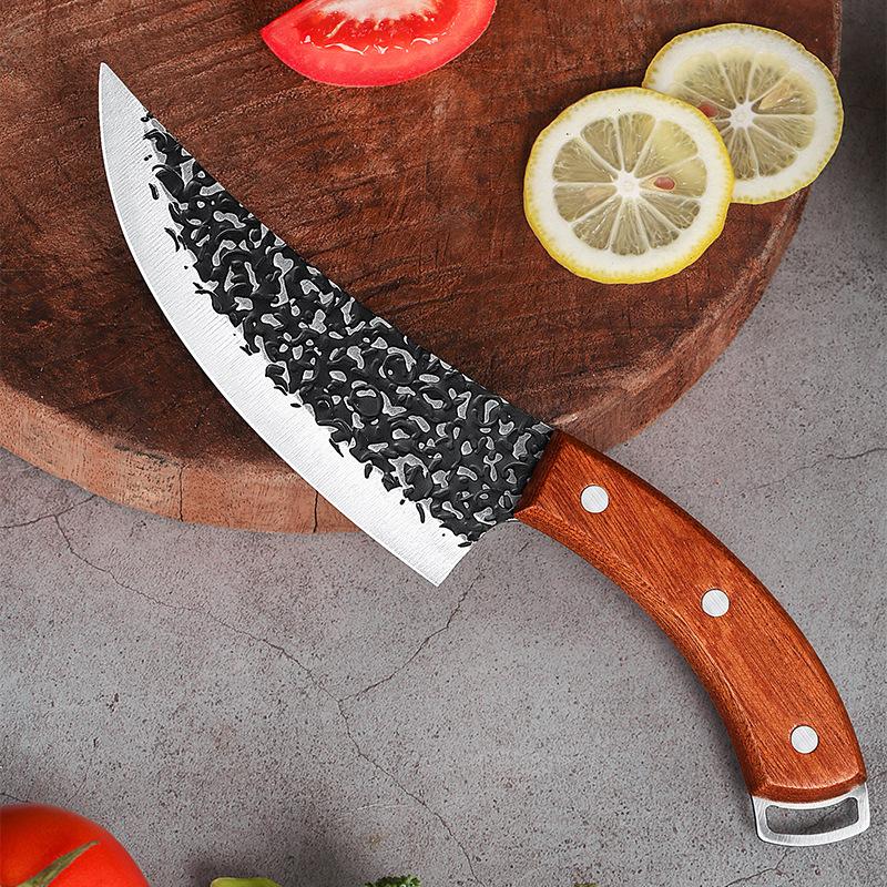 Кухонный нож Профессиональный нож для обвалки Ручной работы из кованой нержавеющей стали Кухонный нож Нож шеф-повара
