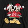 Disney Childrens/Kids Mickey & Minnie Mouse Christmas Jumper Heather Hoodie