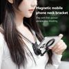 Portable Neck Phone Holder with Magnetic Quick Release Multi Angle Adjustable Bracket Suitable for IOS and Android Smartphones