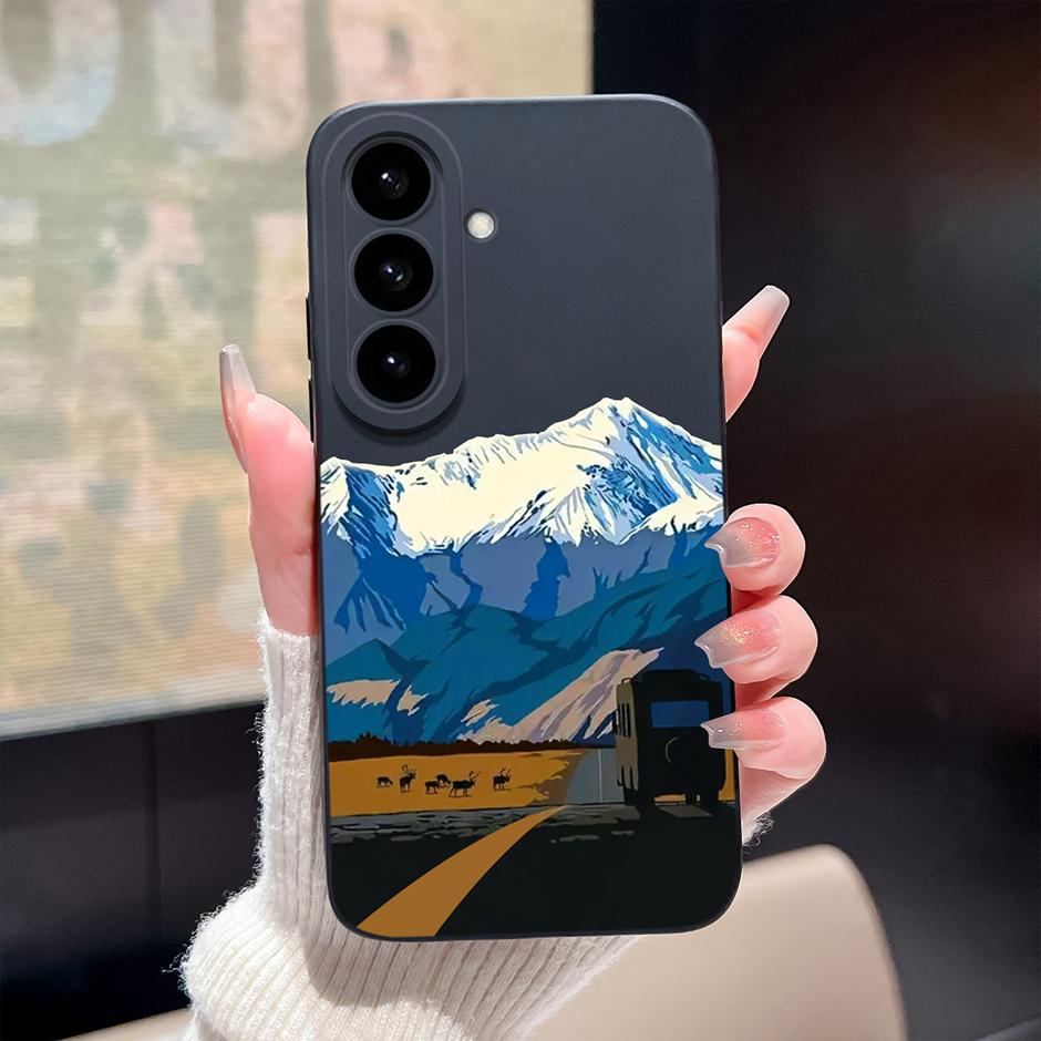 Чехол Для Samsung Galaxy S26 Plus Ultra Мультяшный Цветочный Узор Силиконовый Защитный Чехол Для SamsungGalaxyS26 Plus S26Ultra Funda