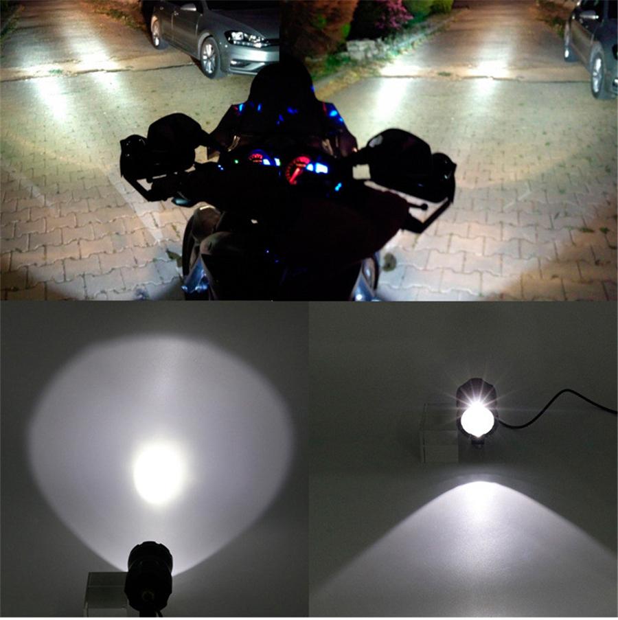 2 ШТ 180 Вт 6500K 7800 ЛМ Универсальный Сплав Алюминия 9 Светодиодных Чипов CREE Мотоциклетные фары Лампа Мотоциклетная Водонепроницаемая