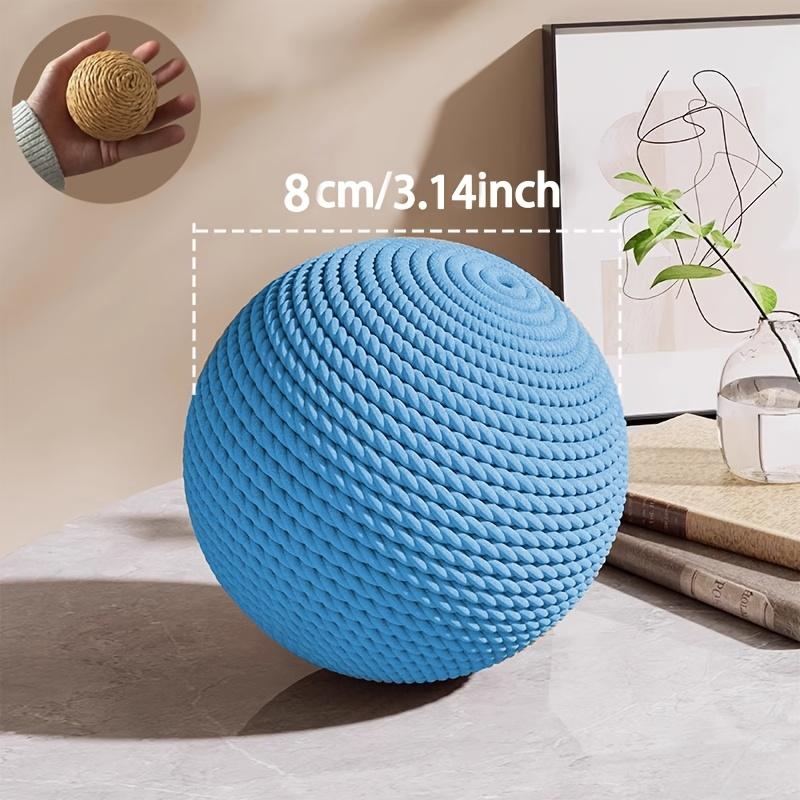 1Трехмерный круглый мячик-игрушка для кошек, Саморазвлекающийся, Снятие скуки, Стачивание зубов, Дразнилка, Специальная когтеточка, Когтеточка-шар