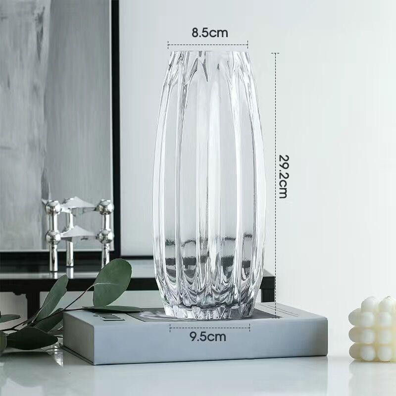 Ваза Стеклянная ваза Украшение дома Украшения Цветочная композиция Ваза для цветов