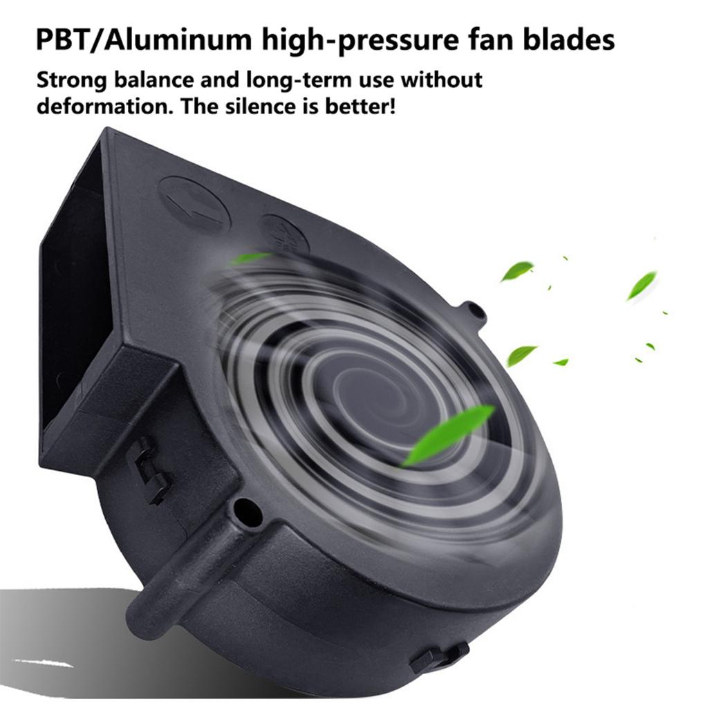 97мм 12В Центробежный вентилятор на шарикоподшипниках для охлаждения и вентиляции электроники, уличный электрический вентилятор для барбекю
