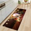 Christmas Porch Entrance Mat Kitchen Absorbent Strip Bathroom Non-Slip Mat Bedroom Living Room Carpet Floor Mat