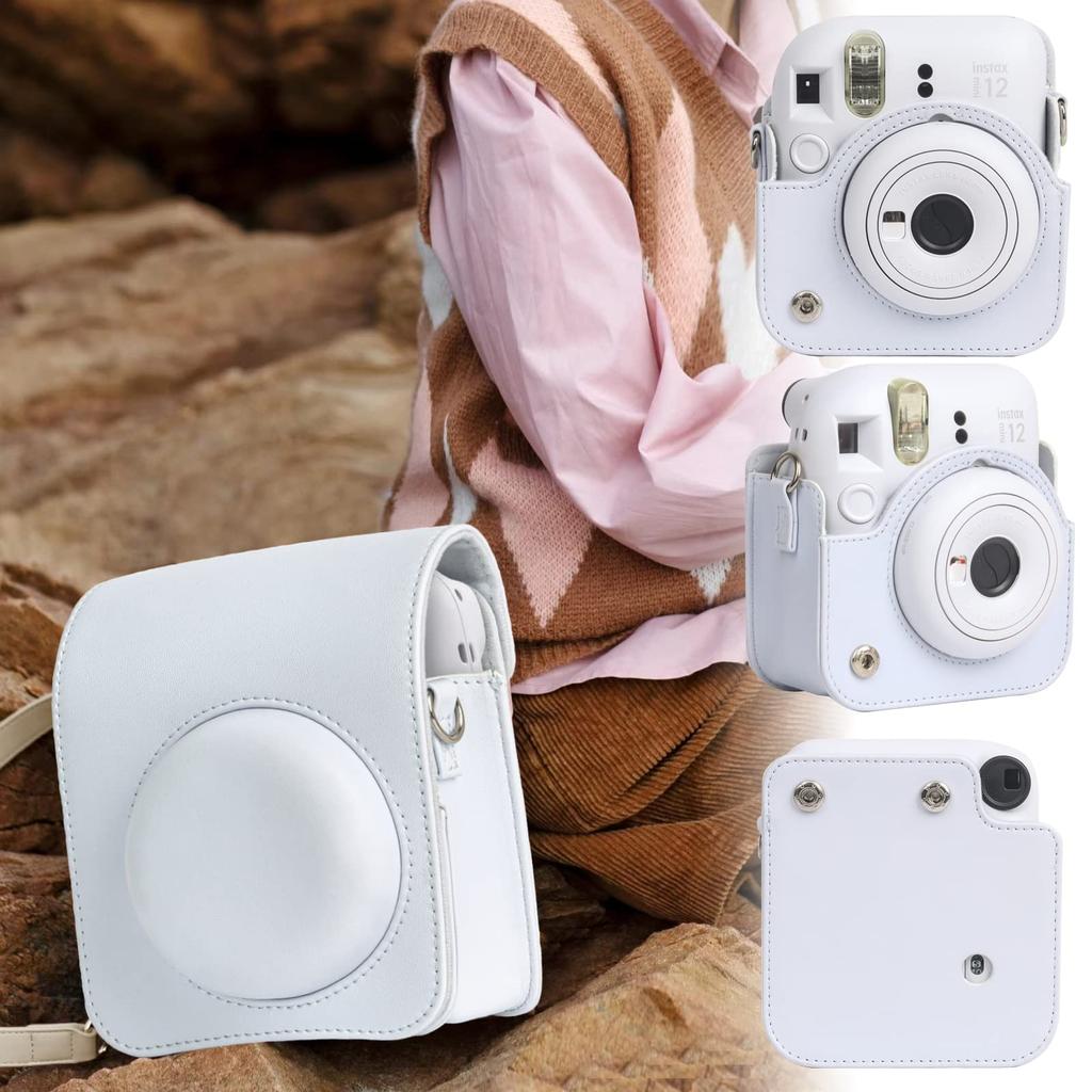 Чехол Instax для камеры Instax Mini 12 Чехол mini12 Instax Чехол Fujifilm Instax Чехол Новая модель Полная защита Защита от царапин Удобно носить с собой