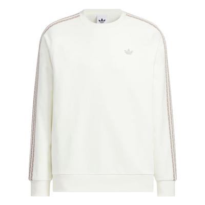 adidas Originals Toc Fw25 Свитшот с полосками, свободного кроя, с длинными рукавами, мужской свитшот KC0108