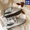 Spring and Autumn New Models Show Feet Small Gray Casual Sports Forrest Gump Shoes Dad Shoes Women's 2025 Thick Sole Height Fashion