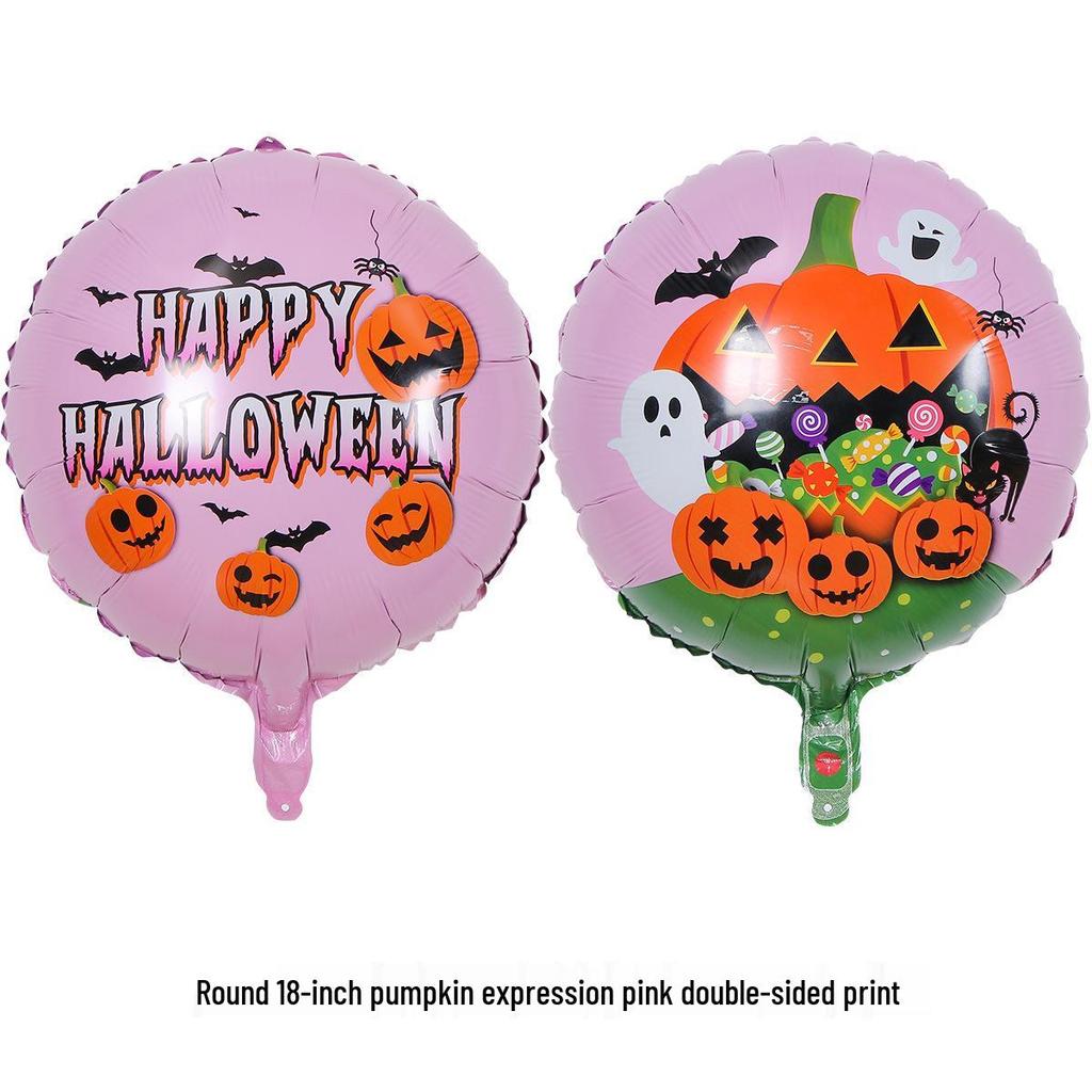 Aluminum Foil Balloons: Halloween Decorations with Ghosts, Skeletons, Pumpkins, and Bats