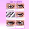Single Eyelash Extension DIY Segmented Eyelash Thick D Curve False Eyelash for Eye Makeup