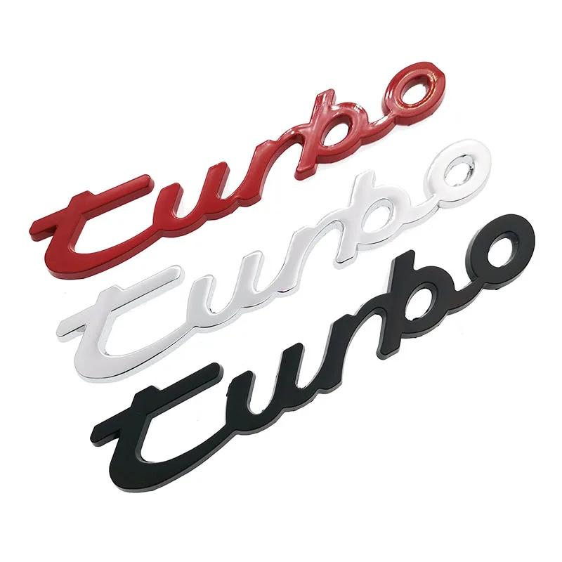 Cwykqr1 Рукописный TURBO Supercharge Авто Хромированный Металл Модификация Стайлинг Автомобиля Эмблема Значок Внешний 3D Наклейка для Mitsubishi Impreza