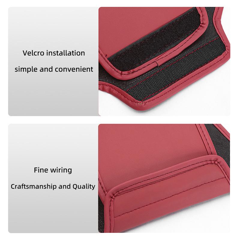 EAV3 2026 Hot Interior Stickers Car Leather Headrest Cover Front Rear Seat Pillow Protective Set For Lexus RX300 IS200 IS250 ES350 Ct