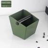 Dump Bin Bucket Anti Slip Espresso Coffee Grounds Container Coffee Knock Box Powder Beveled Coffee Grind Bin Waste Bar