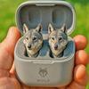 Милые Беспроводные Наушники Bluetooth в Форме Животных 3D Лягушка Орел Зебра Волк Лев Животное с Зарядным Кейсом для Подростков Взрослых