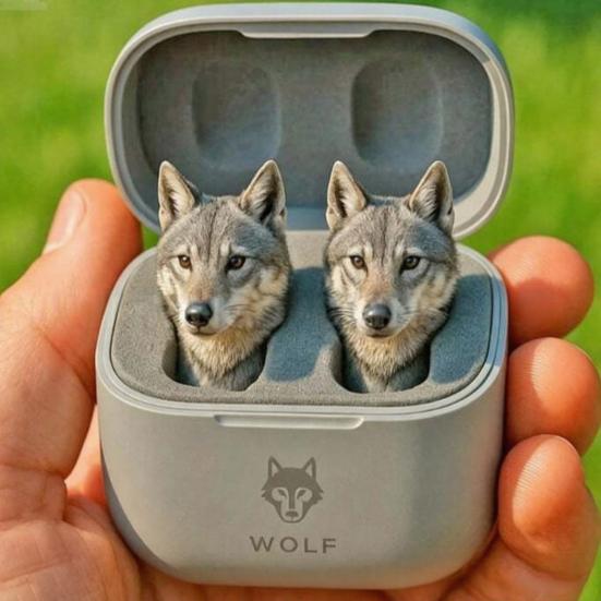 Милые Беспроводные Наушники Bluetooth в Форме Животных 3D Лягушка Орел Зебра Волк Лев Животное с Зарядным Кейсом для Подростков Взрослых