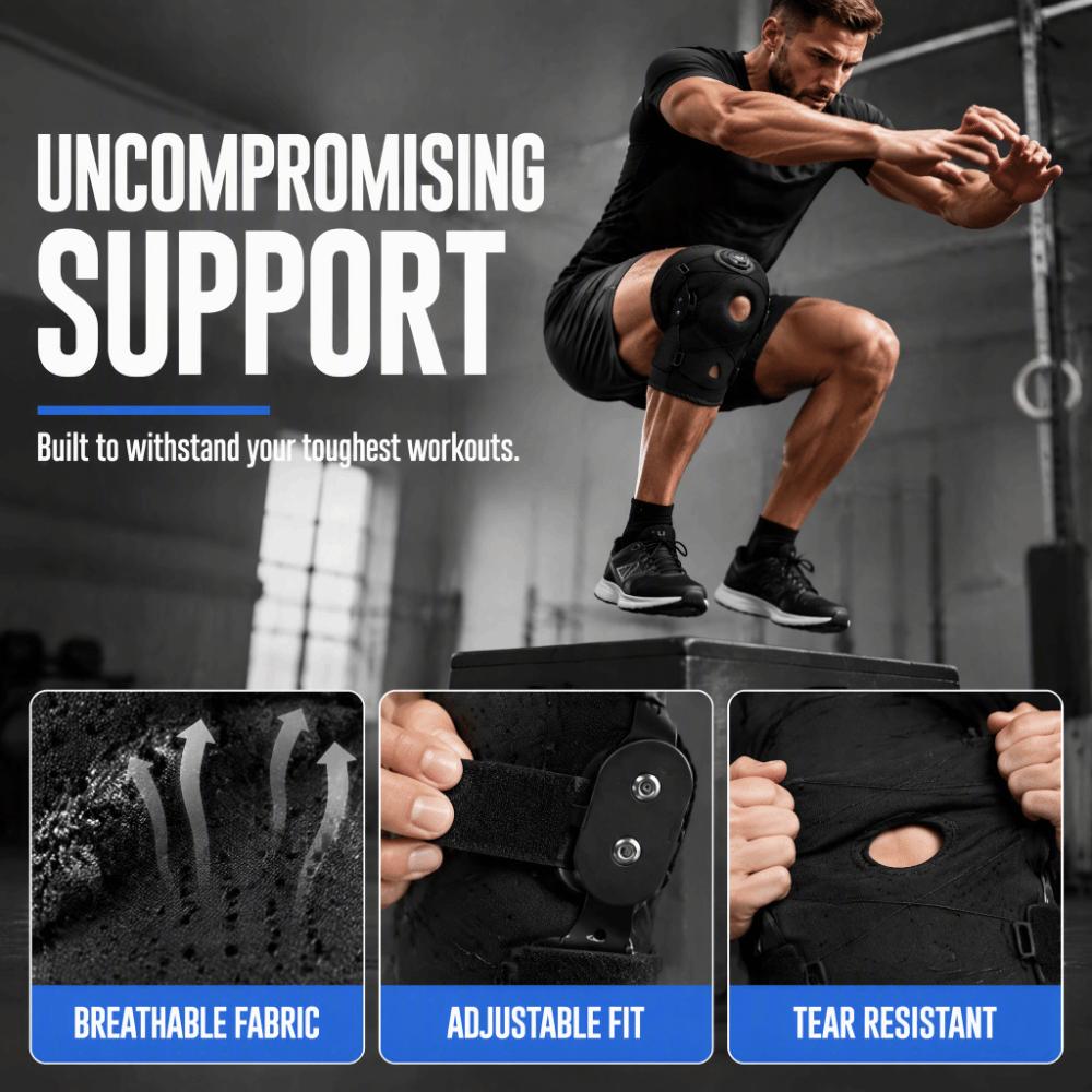 Adjustable Sports Knee Brace Thin Knee Brace Support Professional Knob Knee Pad Women