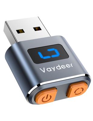 VAYDEER Супер Мини Мышь Джиггер USB Мышь Премиум Алюминиевая Автоматическая Мышь Мышь 3 Естественных Случайных Движения Повысьте Производительность Вашей Работы