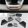 Car Steering Wheel Emblem Sticker Interior Badge Decoration for Mercedes benz W203 W204 W205 W176 W211 W212 W213 GLA GLC AB1