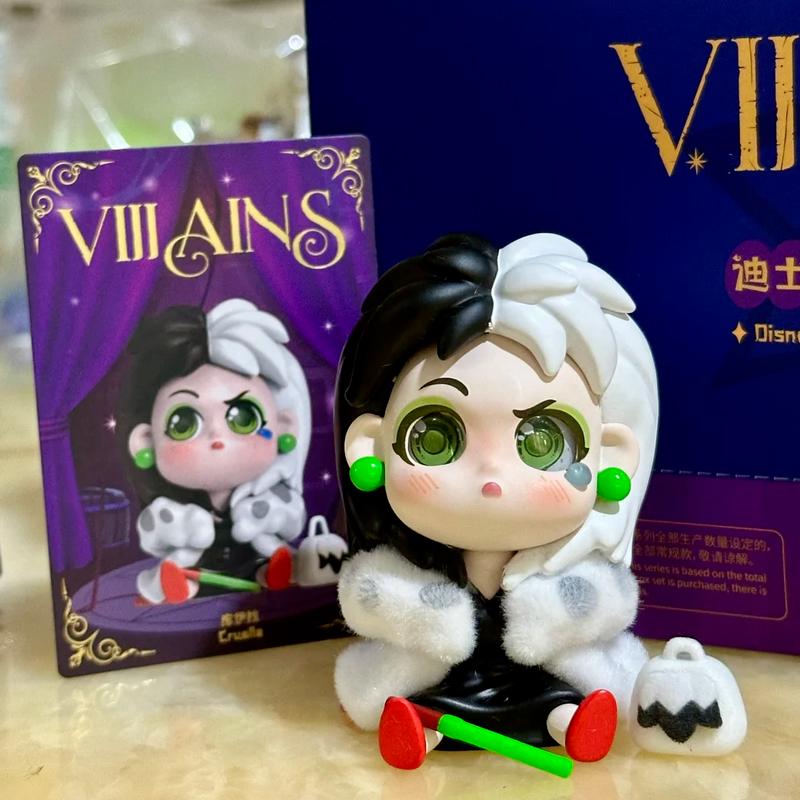 Genuine Villains Series Blind Box Anime Figure Desktop Ornament Collection Evil Queen Cruella Ursula Hades birthday gifts