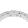 CARTIER Lanieres Ring K18 white gold #6.6(US Size) 6.5g Women Used