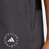 adidas Свободная свободная футболка с короткими рукавами и круглым вырезом X Stella Mccartney, женские топы, черный IB6854