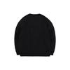 Li Ning Embroidered Casual Sports Pullover Long Sleeve Sweatshirt Unisex Sweatshirt Black AWDQB40-1