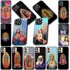 Phone Cover for Apple iPhone 17 16 14 15 Pro Max Plus 15+ 16E XR ProMax Air 16+ Casing Flexible Case Virgen de Guadalupe