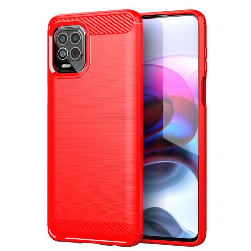 Чехол для Motorola Moto G100 Для Motorola Moto G100 Чехол Противоударный Силиконовый Защитный Бампер для Телефона из Углеродного Волокна Для Moto G100