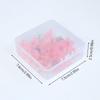 10/20/30Pcs 3D Board Push Pin DIY Pink Flower Push Pins Portable Decorative Studs  Stationery