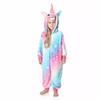 Unicorn Onesie Flannel Girls Kigurumi Kids Cosplay Costume For Halloween