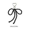 Butterfly Knot Phone Lanyard Beaded Phone Charm Wrist Strap Anti-Lost Chain Cellphone String Straps Bowknot Ornament