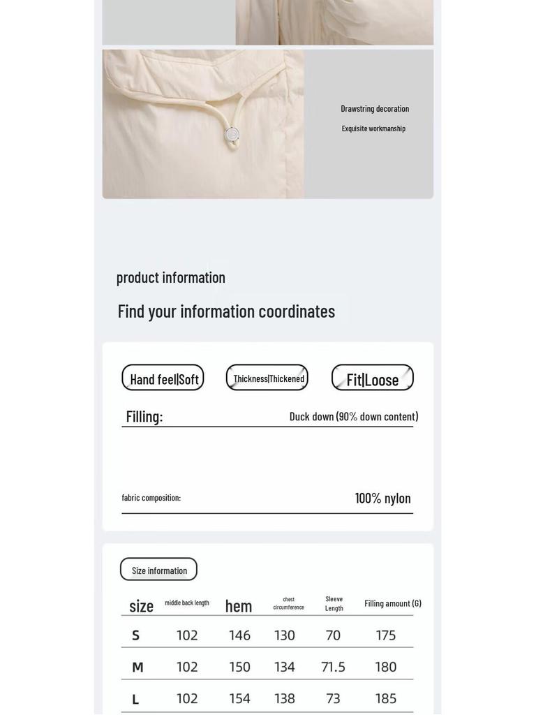 Yaya Женское пальто из длинного утиного пуха 2024