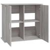 Aquarium Stand Gray Sonoma 81 x 36 x 73 cm Particleboard