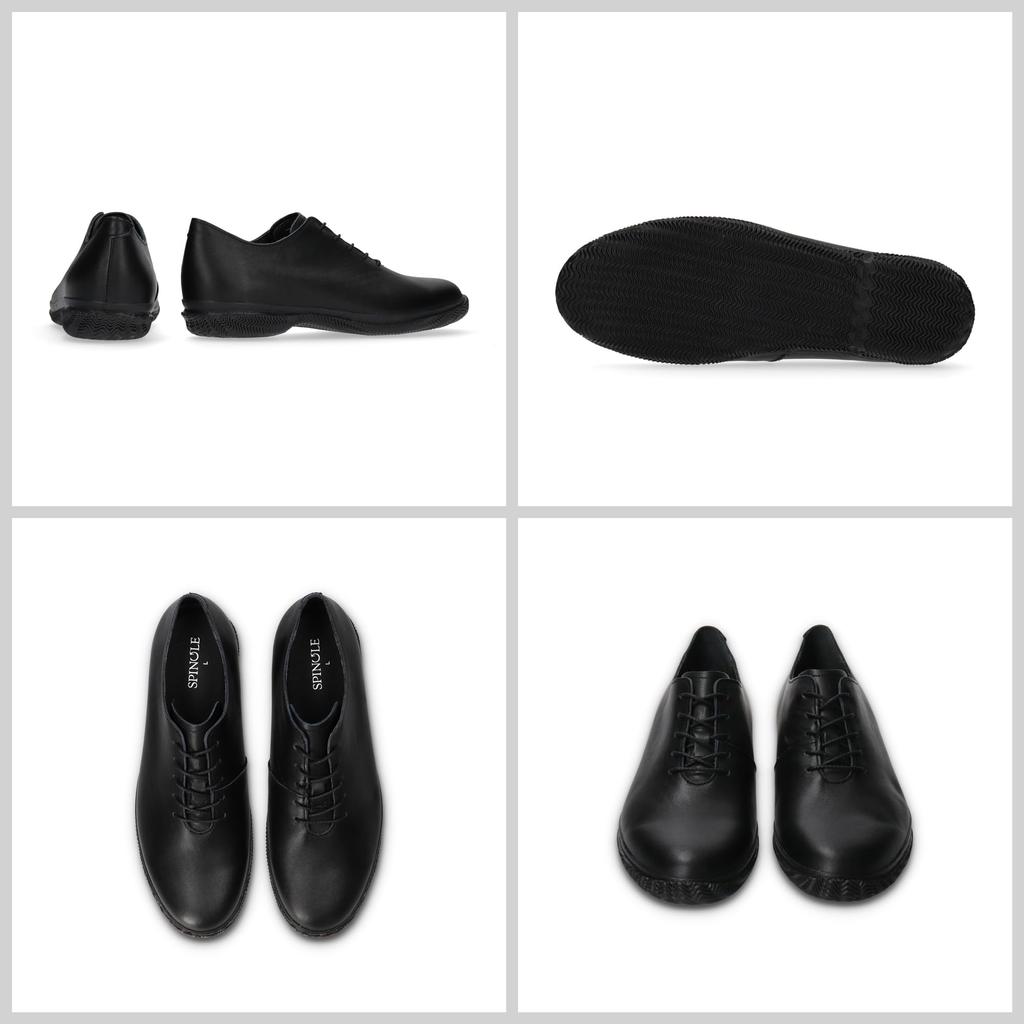 Черные кроссовки размера LL деловые туфли [Spingle] SP-6128 (27.5cm) Мужской