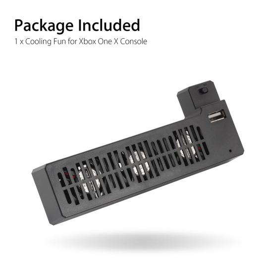 Внешний USB-кулер с 3 вентиляторами для игровой консоли Microsoft Xbox One X
