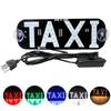 Светодиодный знак такси разных цветов Креативный светодиодный фонарь для такси Светодиодный индикатор такси Автоаксессуар