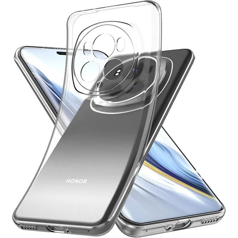 Прозрачный силиконовый мягкий чехол для телефона Huawei Honor Magic 7 6 5 4 Magic7 Magic6 Magic5 Pro Lite Ultimate Ультратонкий чехол Ударопрочный