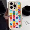 Чехол для телефона из силикона с масляной живописью для iPhone 11 13 14 Pro Max XS15 X XR 12 13 7 8 16 Plus SE с защитой объектива камеры