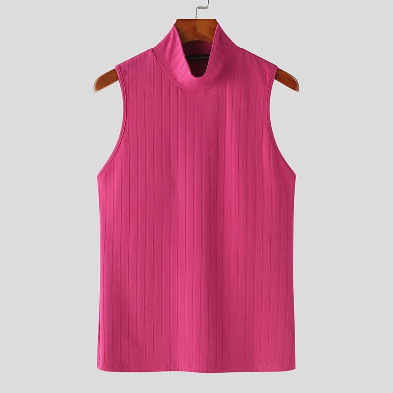 INCERUN Мужской летний однотонный жилет без рукавов для тренажерного зала и фитнеса безрукавки