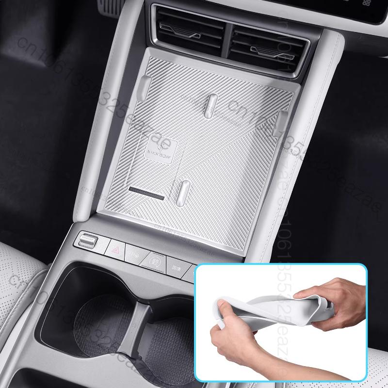 Для BYD Atto 2 Yuan Up Yuan Pro 2025 2026 Силиконовая беспроводная зарядная панель Нескользящий коврик Пылезащитное зарядное устройство Защитная крышка Коврик